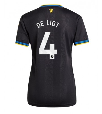 Manchester United Matthijs de Ligt #4 Tredjetrøje Dame 2025-26 Kortærmet